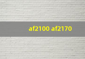 af2100 af2170